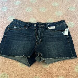Old Navy Blue Jean Shorts with Raw Hem